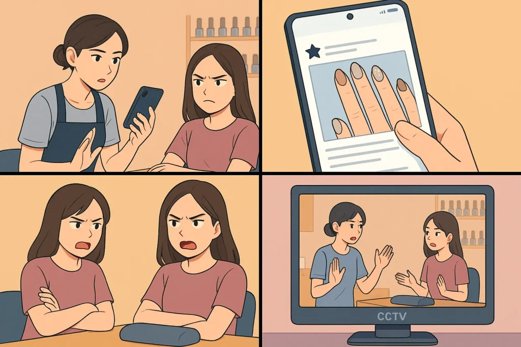 네일샵 리뷰 업무방해죄 성립 조건과 법적 대응 방법